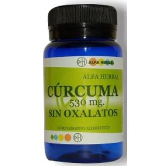 Alfa Herbal  Curcuma Sin Oxalatos 530 60 Cápsulas