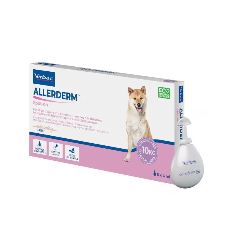 Virbac Allerderm Spot-On 4 ml 6 Pipettes