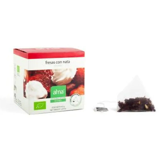 Alma Home Fresas Con Nata Infusion 15Piramides. Eco Vegan