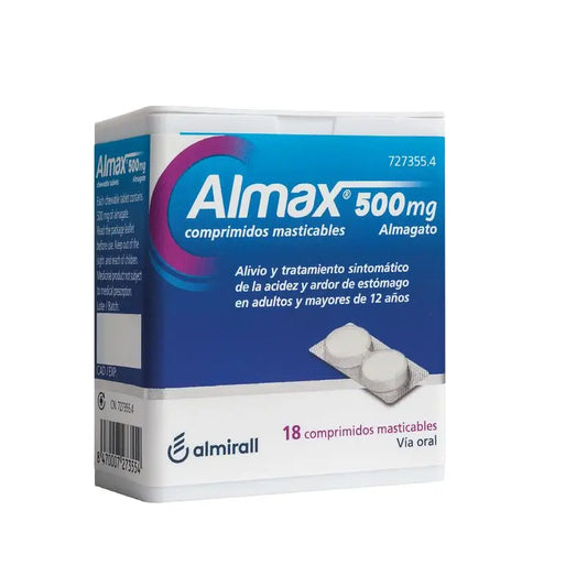 Almax Single Dose 500 mg, 18 Tablets