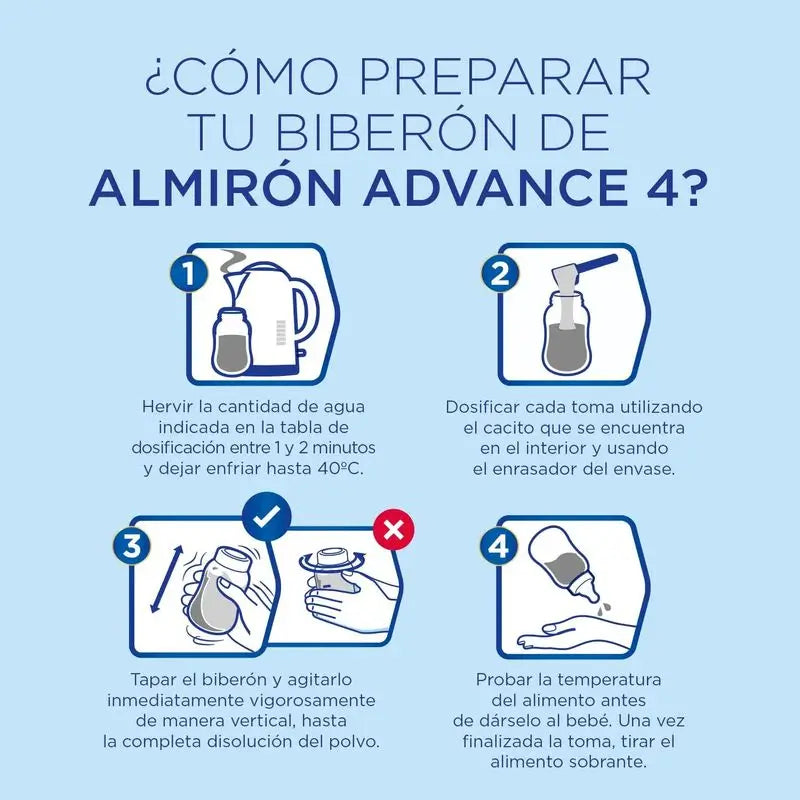 Almiron Advance 4 Growing-Up Milk From 24 Months, 4 X 800g