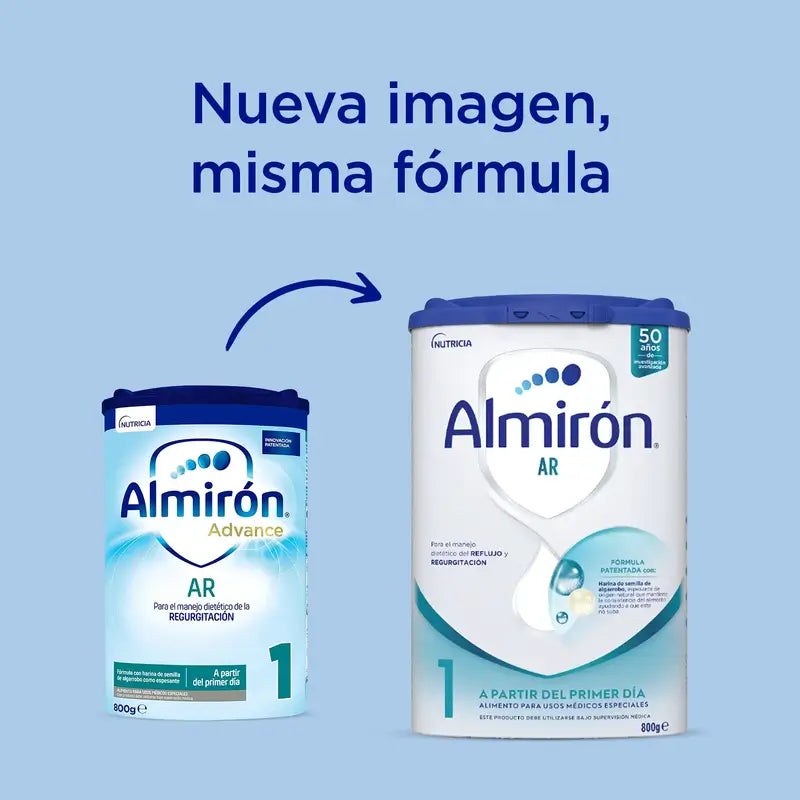 Pack 3 X Almiron AR 1, Anti-Regurgitation Baby Formula, from Day One, 800g