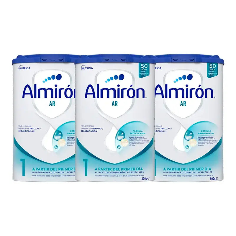 Pack 3 X Almiron AR 1, Anti-Regurgitation Baby Formula, from Day One, 800g