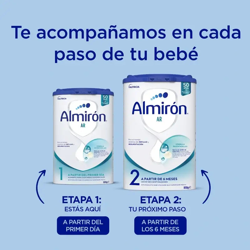 Pack 3 X Almiron AR 1, Anti-Regurgitation Baby Formula, from Day One, 800g