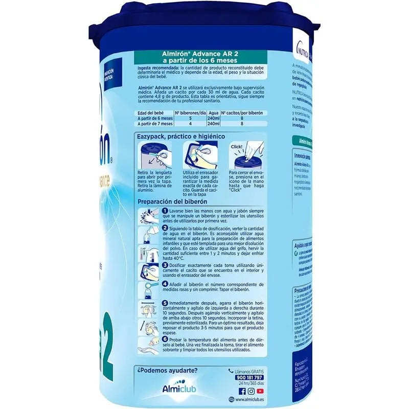 Almiron Advance AR2 Anti-Regurgitation Milk, From 6 Months, 3 X 800g