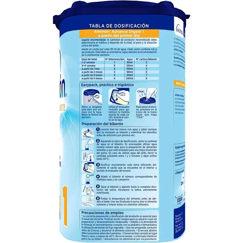 Almiron Advance Digest 1, Anti-Colic & Constipation Baby Starter Milk, 3 X 800g