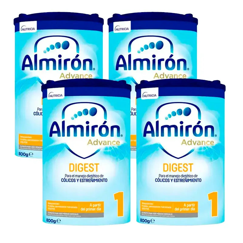 Almiron Advance Digest 1, Anti-Colic & Constipation Baby Formula, 4 x 800g