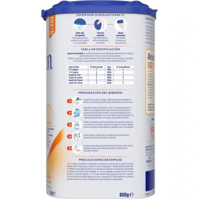 Almiron Advance Digest 1, Anti-Colic & Constipation Baby Starter Milk, 8 x 800 grams