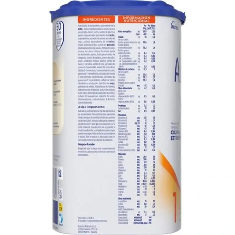 Almiron Advance Digest 1, Anti-Colic & Constipation Baby Starter Milk, 8 x 800 grams