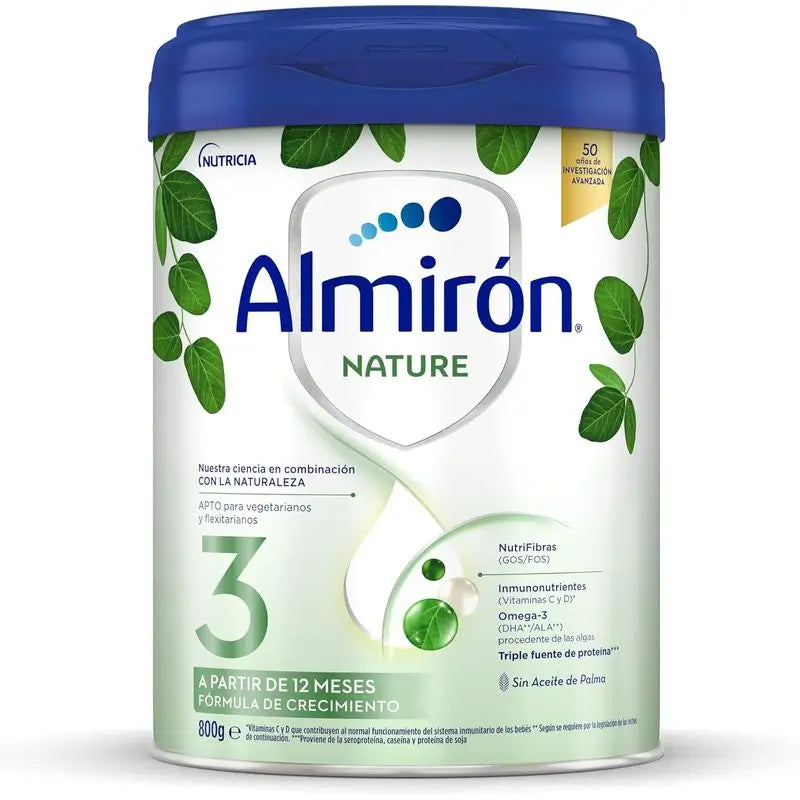 Almiron Nature 3 Growing-up Milk Powder, from 12 months, 800g