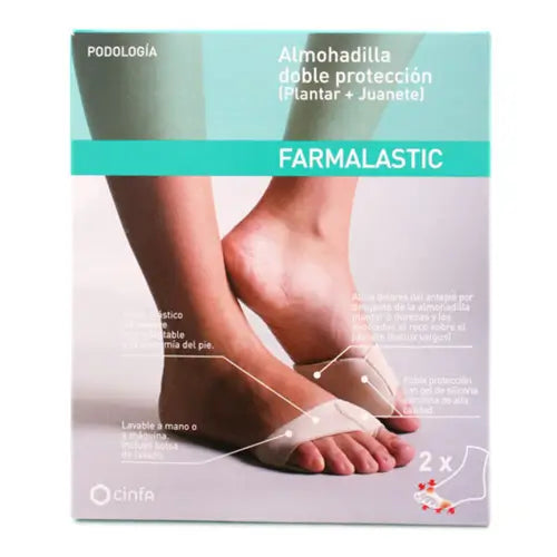 Farmalastic Almohadilla Doble Proteccion (Planta y Juanete) Talla-P