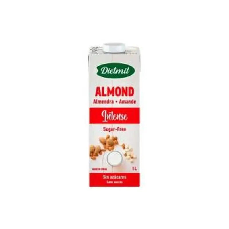 Almond Diemil Bebida  Almendras Sugar Free 1Lt 6Uds S/A