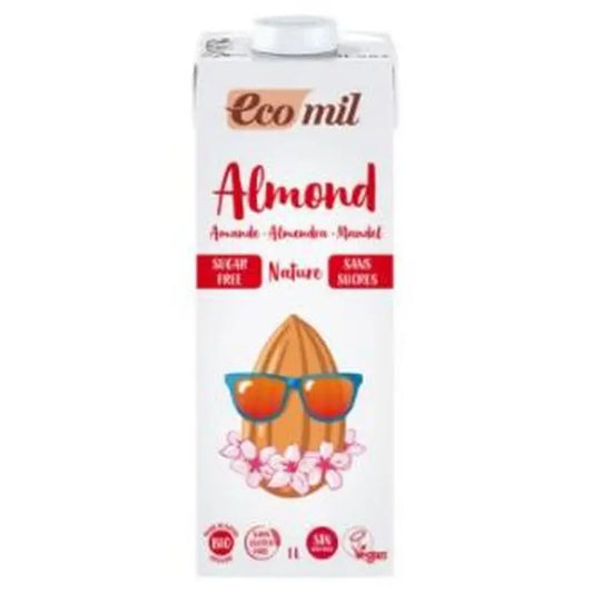 Almond Ecomil Bebida De Almendras Nature 1Lt 6Uds Bio S/A