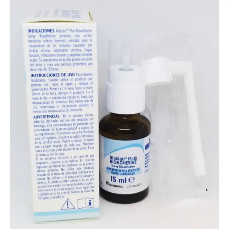 Aloclair Plus Bioadhesive Spray, 15 ml