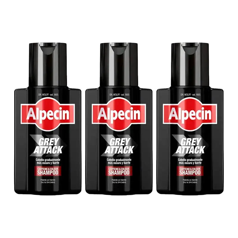 Alpecin Grey Attack, 3 X 200 Ml