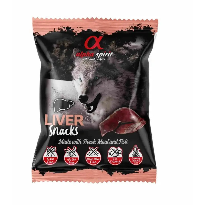 Alpha Spirit Alpha Spirit Canine Liver Snacks 24X50Grs