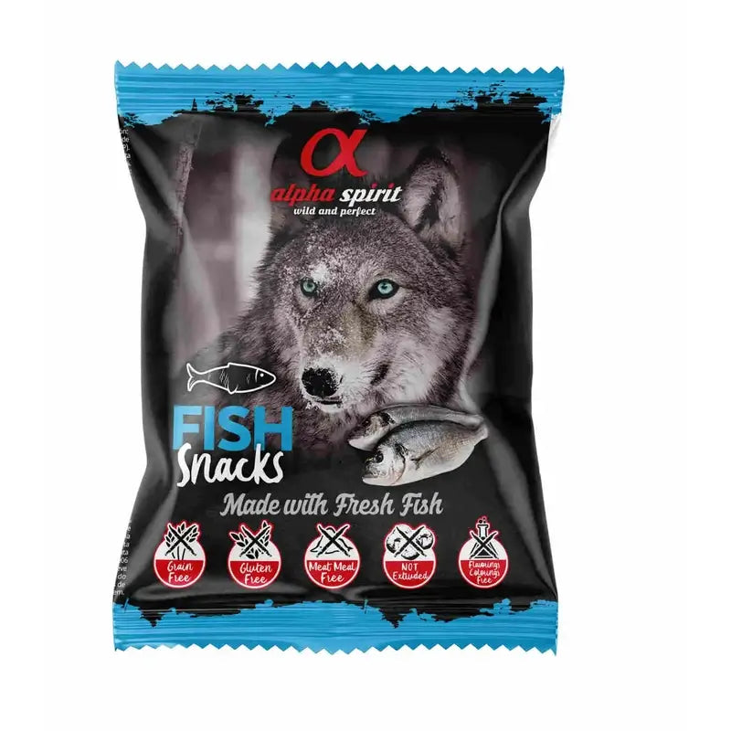 Alpha Spirit Alpha Spirit Canine Fish Snacks 24X50Grs