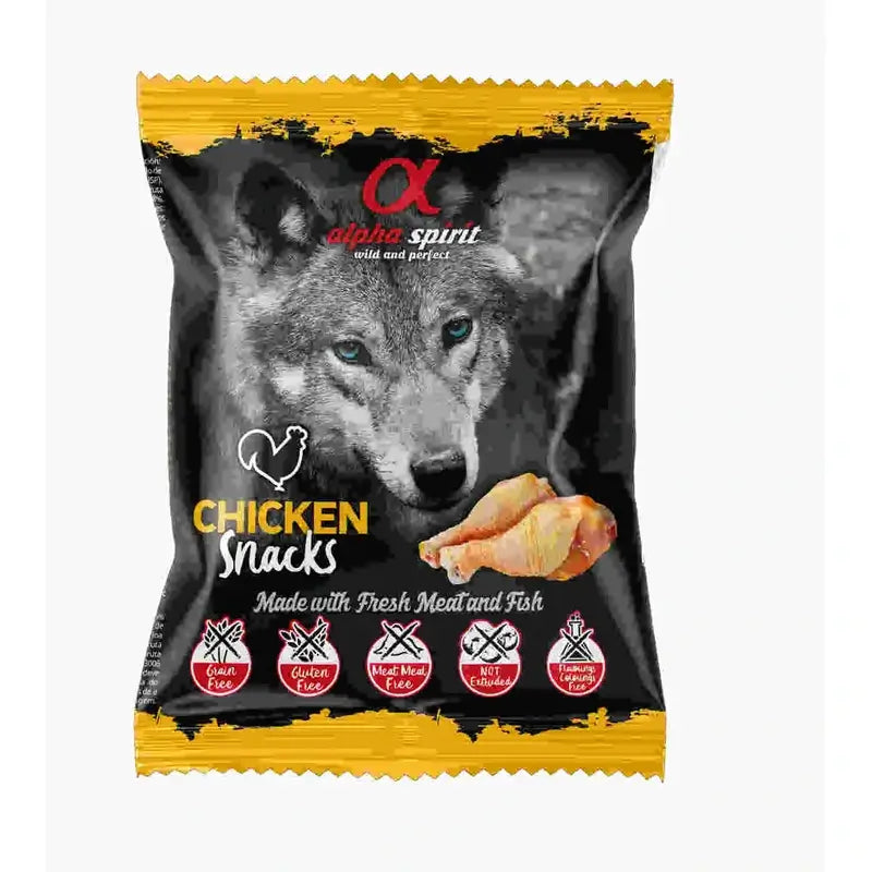 Alpha Spirit Alpha Spirit Canine Chicken Snacks 24X50Grs