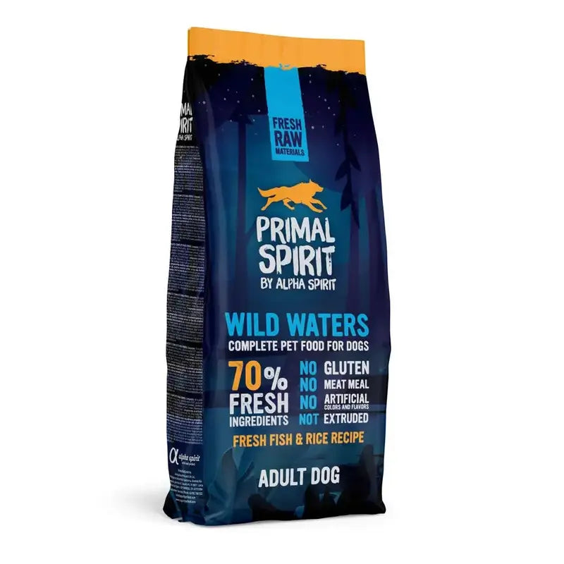 Alpha Spirit Alpha Spirit Canine Primal 70% Wild Waters 12Kg