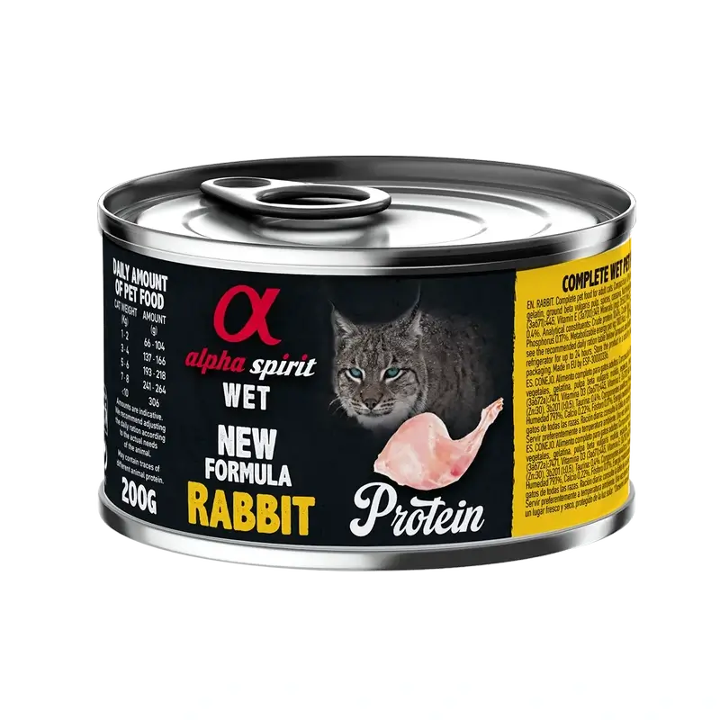 Alpha Spirit Alpha Spirit Feline Rabbit Tin Box 6X200Gr