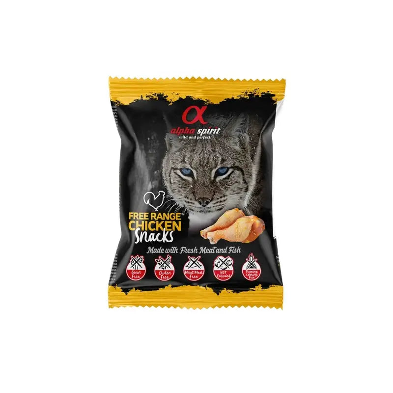 Alpha Spirit Alpha Spirit Feline Free Range Chicken Snacks 24X50Grs