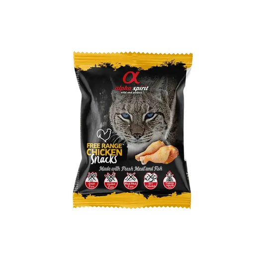 Alpha Spirit Alpha Spirit Feline Free Range Chicken Snacks 24X50Grs