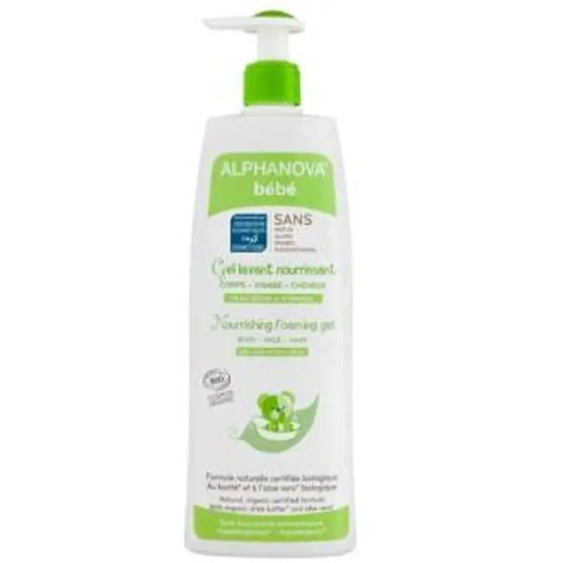 Alphanova Gel Dermolimpiador Nutritivo Bebe 500Ml. Bio