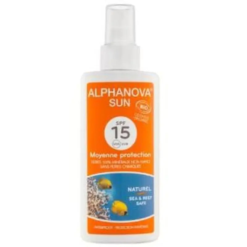 Alphanova Solar Spf15 Spray 125Gr. Bio**