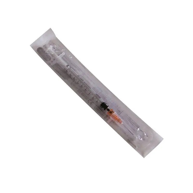 Alvita Jeringa De Insulina Con Aguja Estéril 1 Ml 25G 5/8" (0,5X16Mm)