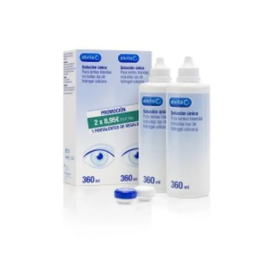 Alvita Hyaluronic Acid Single Solution, 2 Units x 360 ml