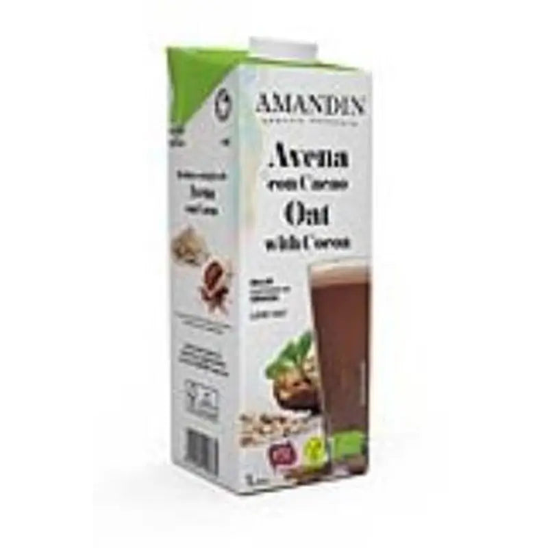 Amandin Bebida Vegetal De Avena Con Cacao 1Lt 6Uds.