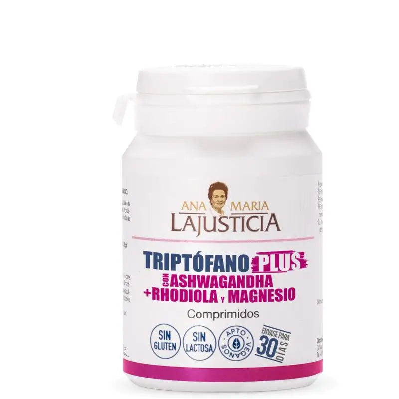 Ana Maria Lajusticia Triptofano Plus Con Ashwagandha+Rhodiola+Mg 60Comp