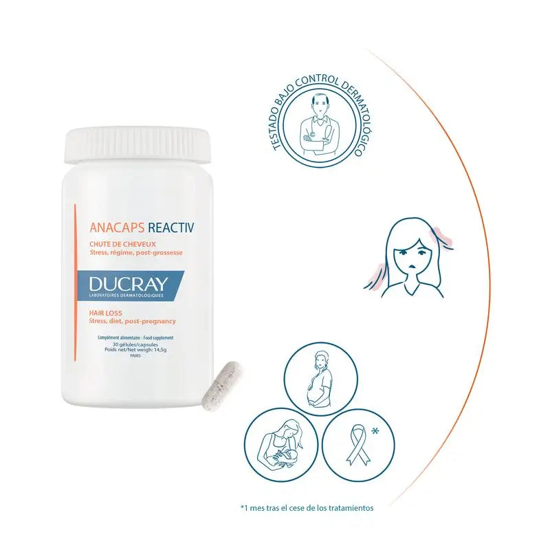 Ducray Anacaps Reactiv 30 capsules