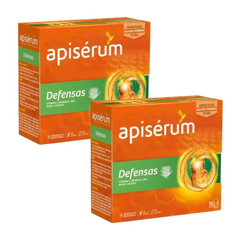 Apiserum Duplo Defences Drinkable Vials 2 x 18 units