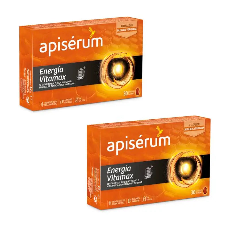 Apiserum Duplo Energia Vitamax 2 x 30 softgels