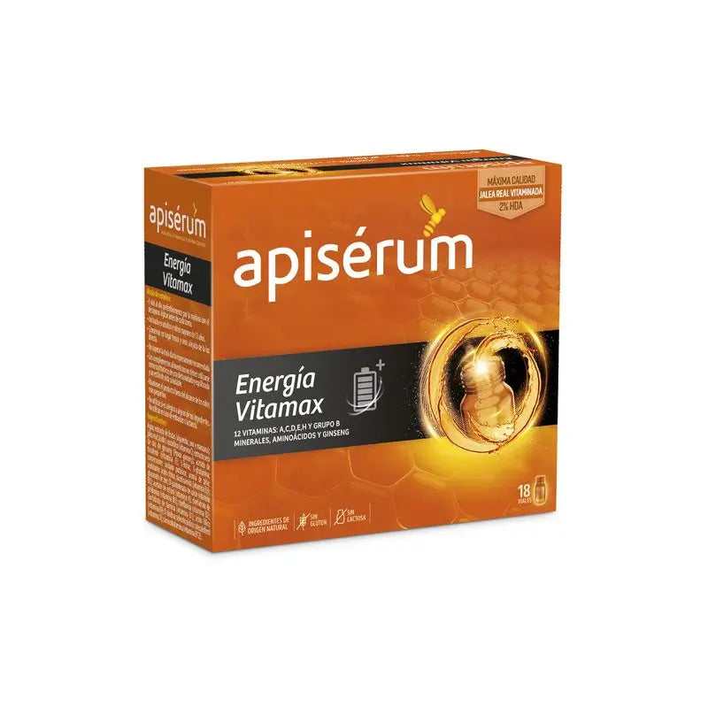 Apiserum Energia Vitamax 18 Viales