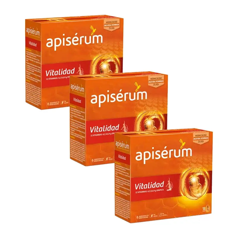 Apiserum Triplo Vitality 3 x 18 Vials