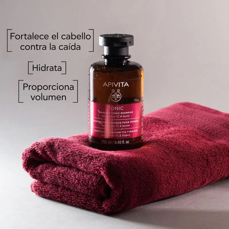 APIVITA Champú Tonificante Mujer Para Caida Cabello con Espino Amarillo & Laurel 250 ml