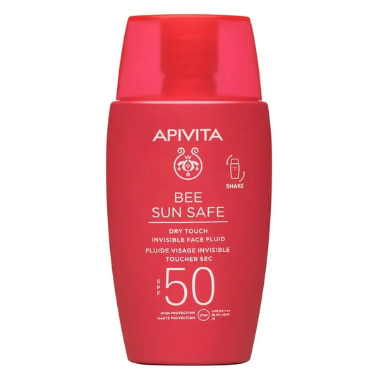 APIVITA Fluido Facial Invisible Toque Seco SPF 50, 50 ml