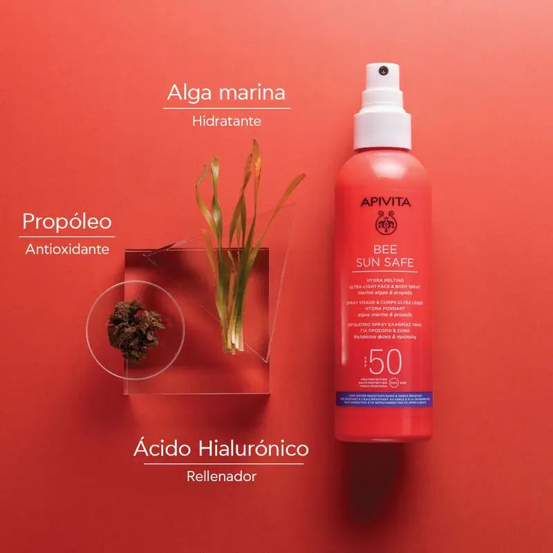 APIVITA Hydra Melting Ultra-light Spray SPF 50, 200 ml