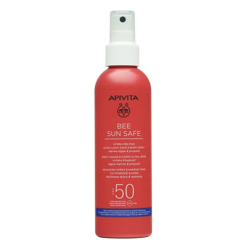 APIVITA Hydra Melting Spray Ultraligero SPF 50, 200 ml