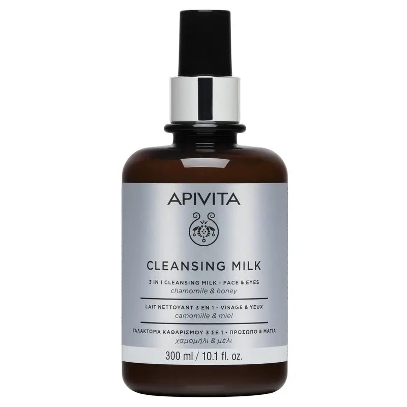 APIVITA Cleansing Milk for Normal/Dry Skin with Chamomile & Honey 300 ml