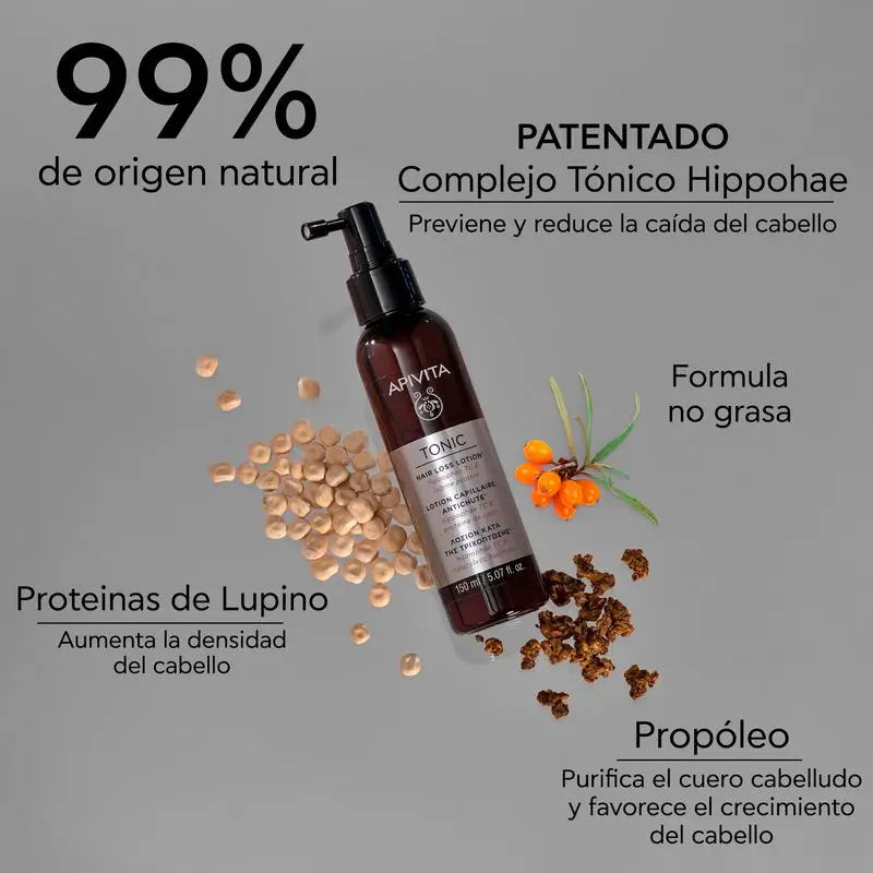 APIVITA Loción Para la Caída Del Cabello con Hippophae Tc & Proteínas de Lupino