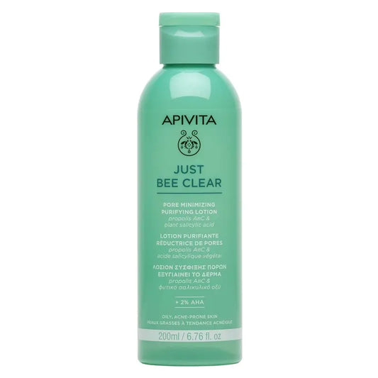 Apivita Just Bee Clear Pore Minimising Purifying Lotion, 200 ml