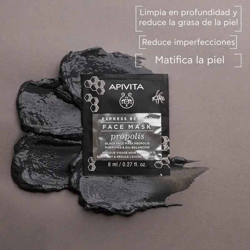APIVITA Express Beauty Mask for Oily Young Skin with Propolis