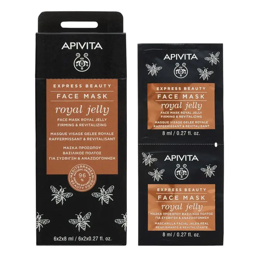 APIVITA Express Gold Firming Facial Mask with Royal Jelly