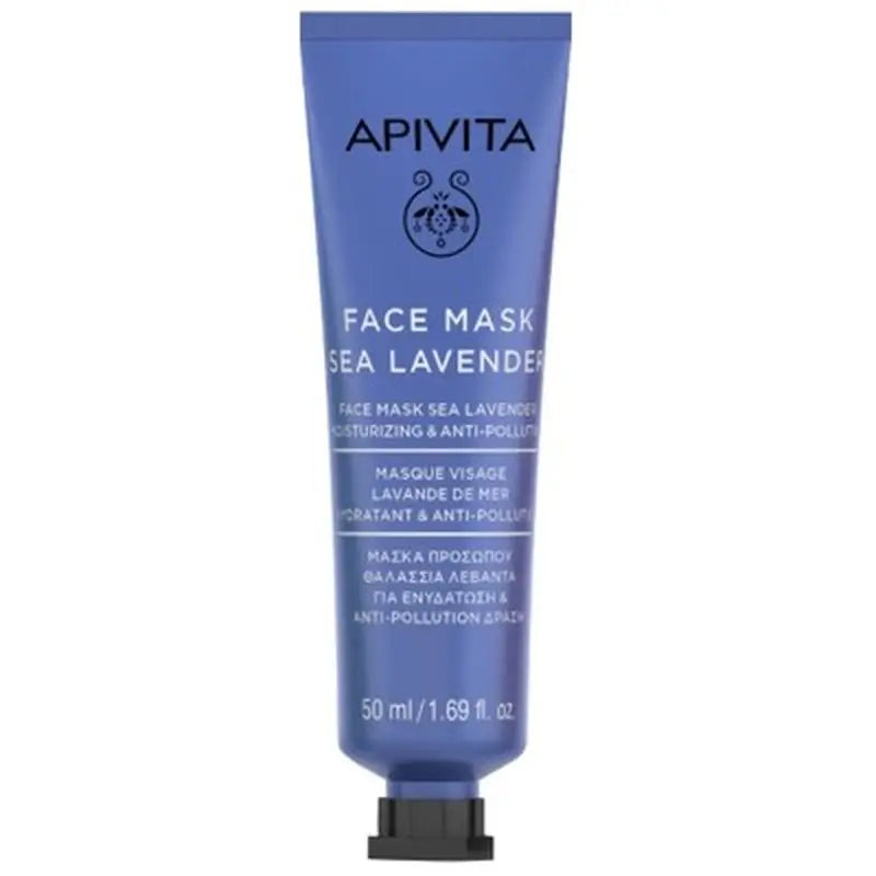 Apivita Mascarilla Facial Hidratante Antipolución Con Lavanda De Mar , 50 ml