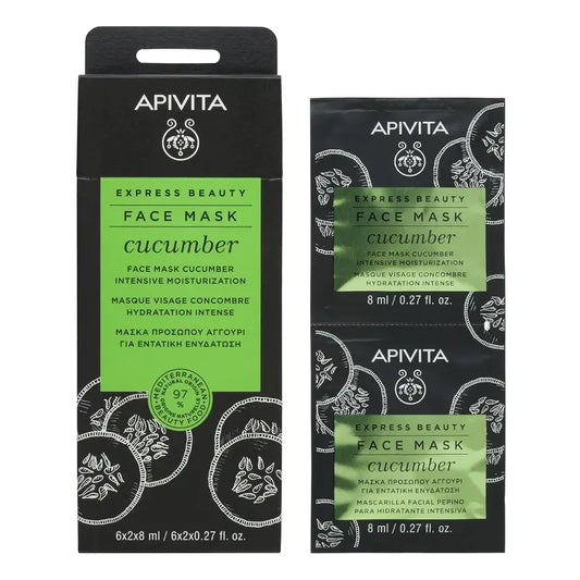 APIVITA Express Beauty Intensive Moisturising Mask with Cucumber