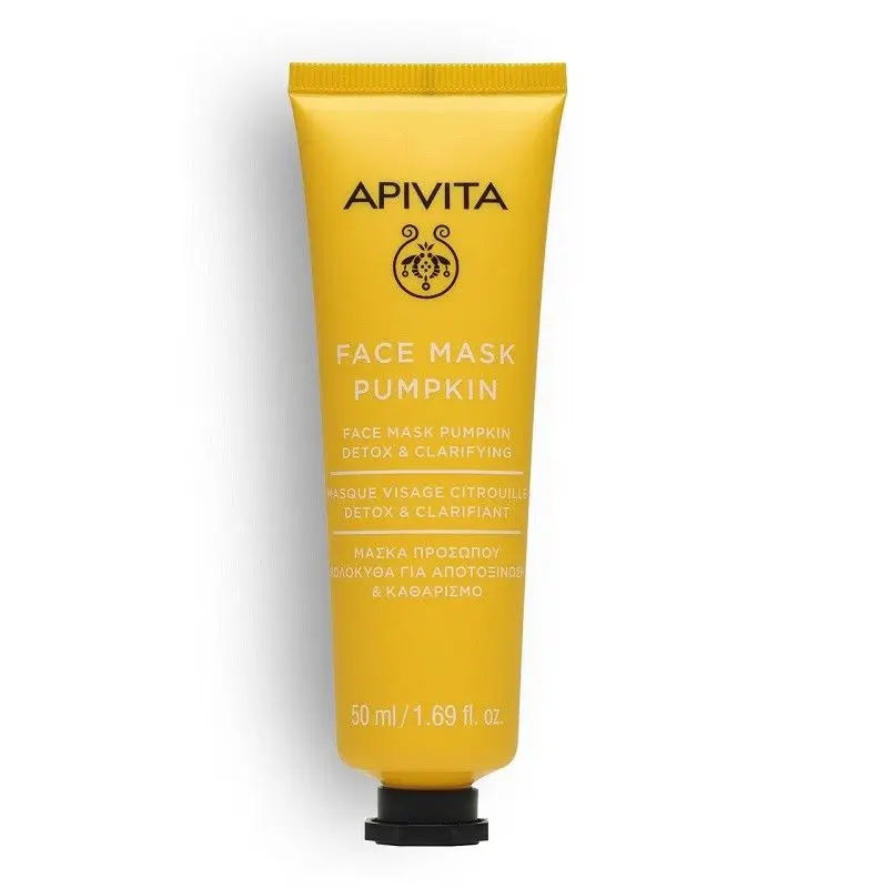 Apivita Mascarilla Facial Limpiadora Detox Con Calabaza , 50 ml