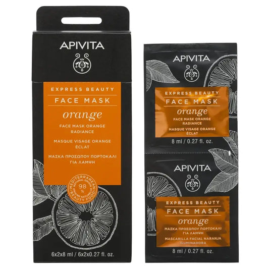 APIVITA Express Beauty Revitalising Face Mask with Orange